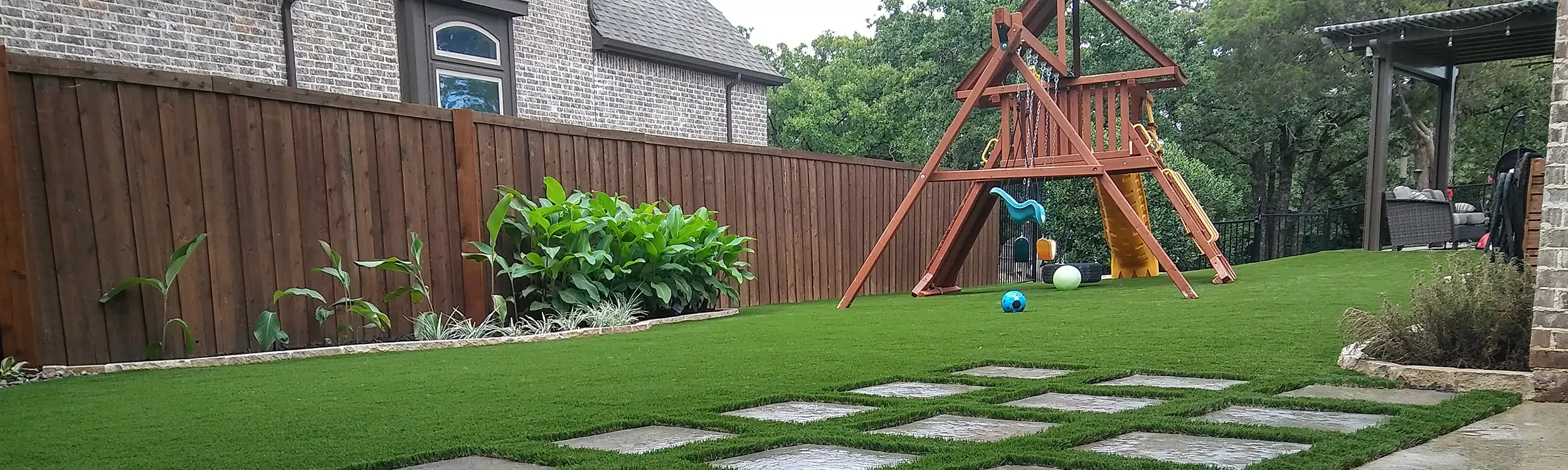 Residential Artificial Turf Installation in Humble, TX